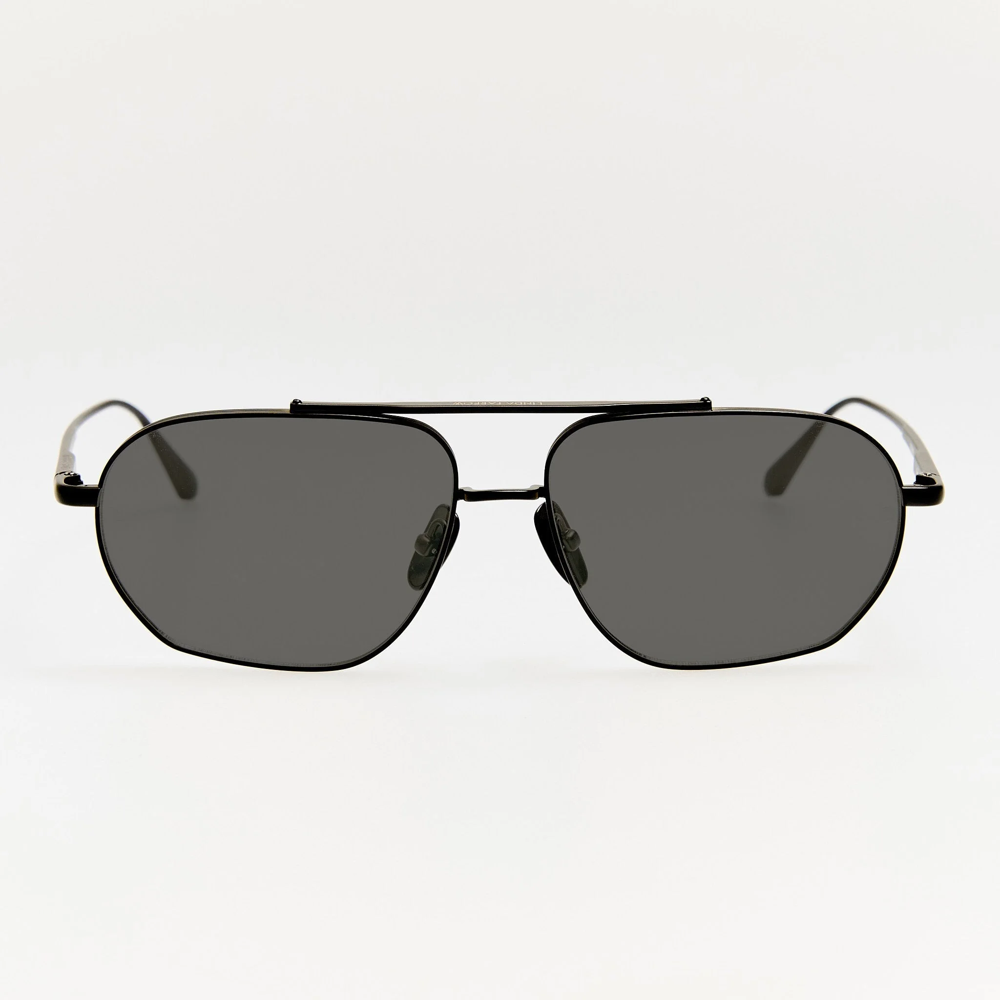 Arden Sunglasses in Matt Black Nickel - 1