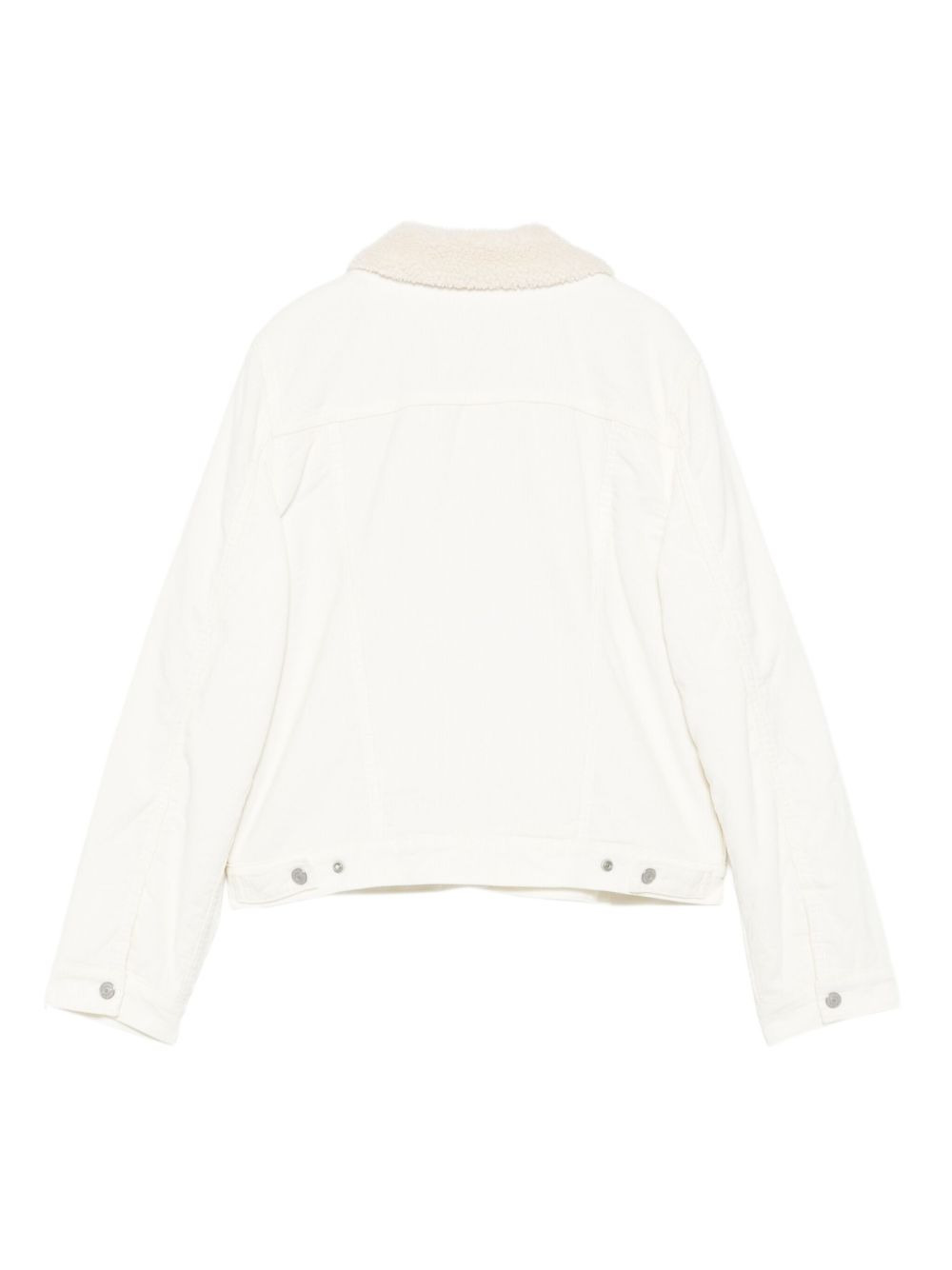 corduroy sherpa-collar jacket - 2