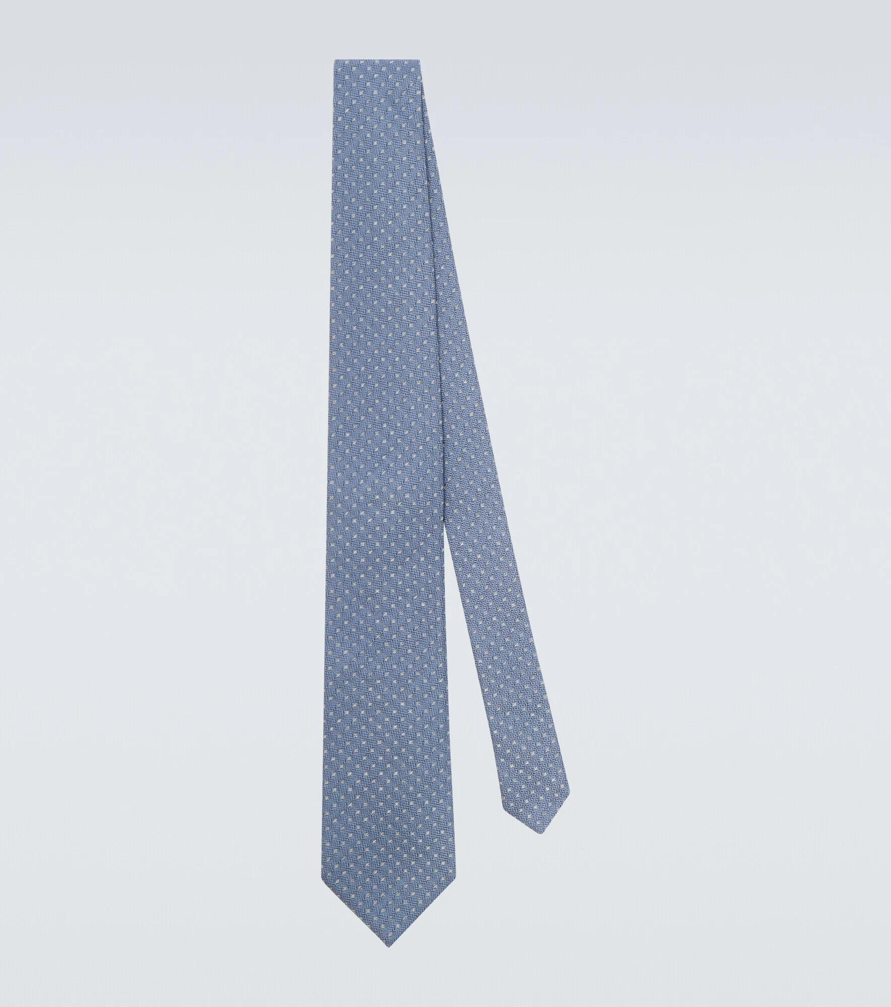 Silk jacquard tie - 1