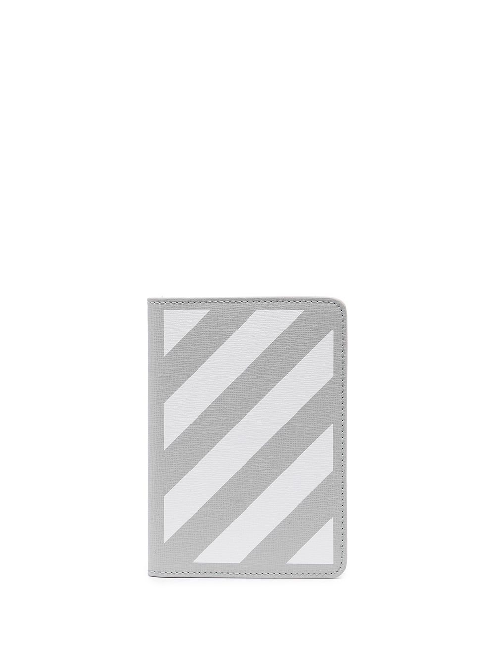 diagonal-stripe passport holder - 2