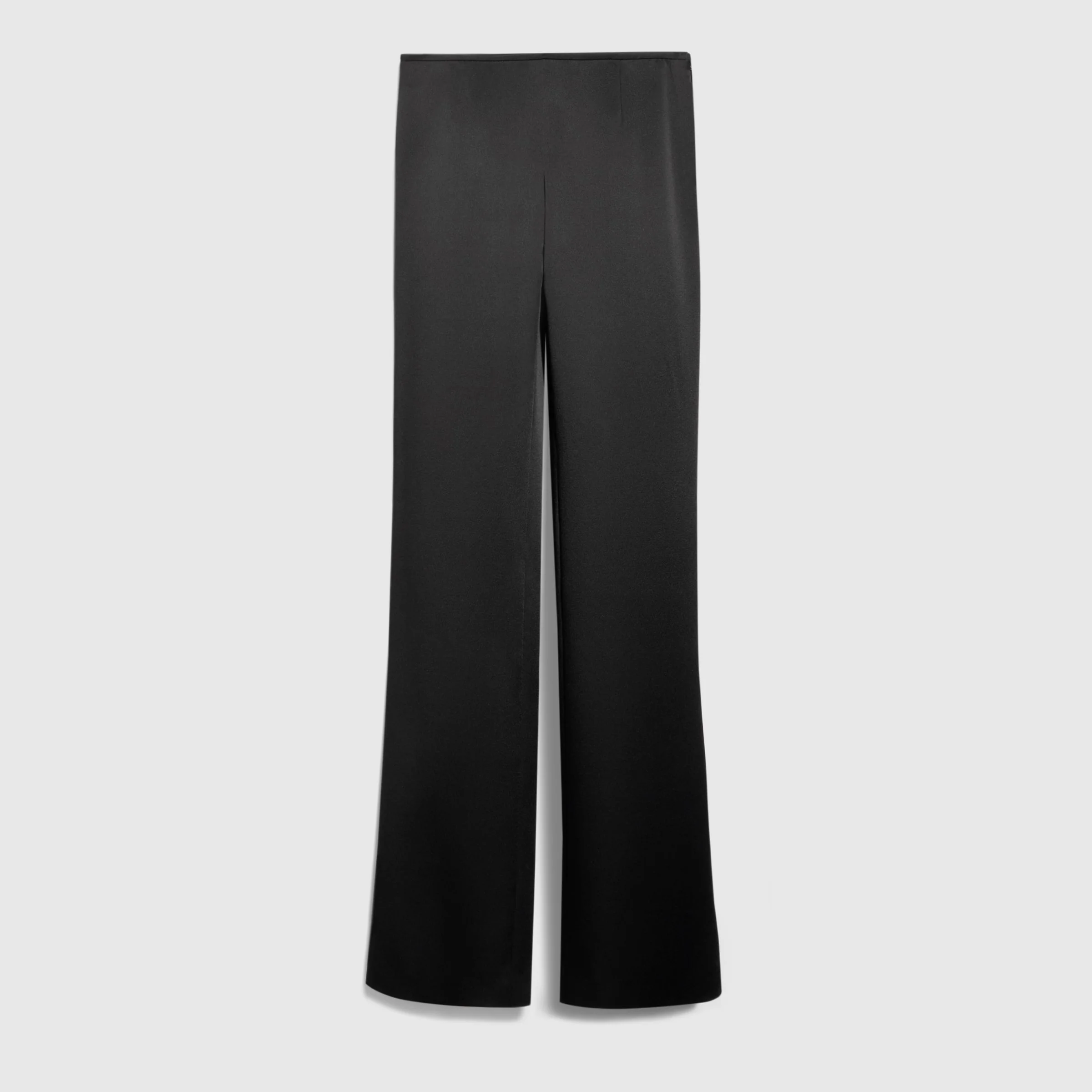 Crêpe satin pants - 1