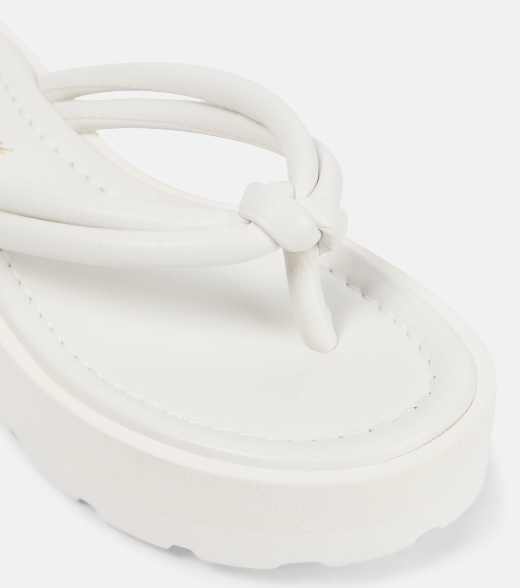 Leather thong sandal - 6
