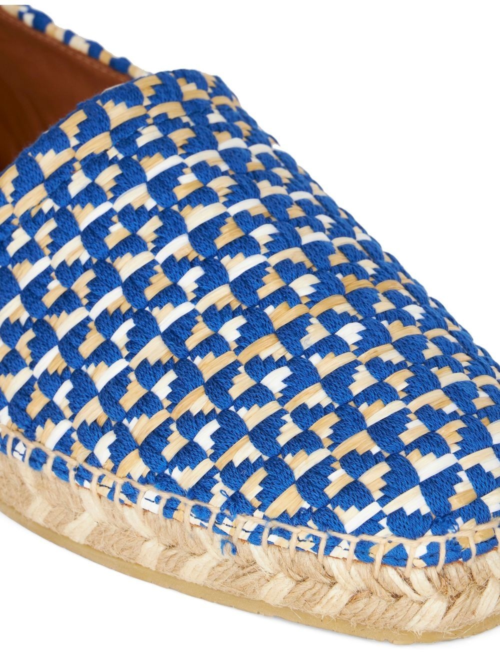 monogram-pattern slip-on espadrilles - 3