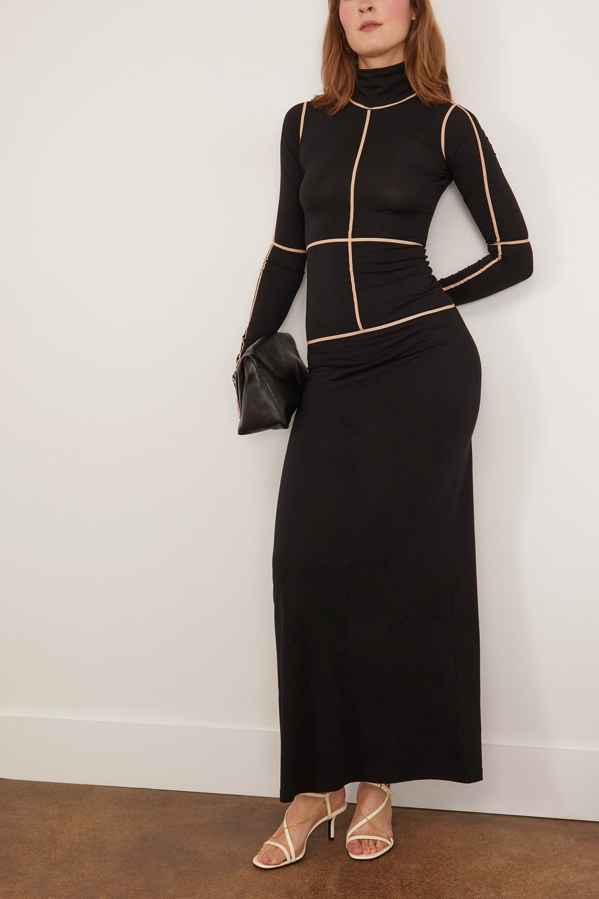 Maxi Dress in Black - 2
