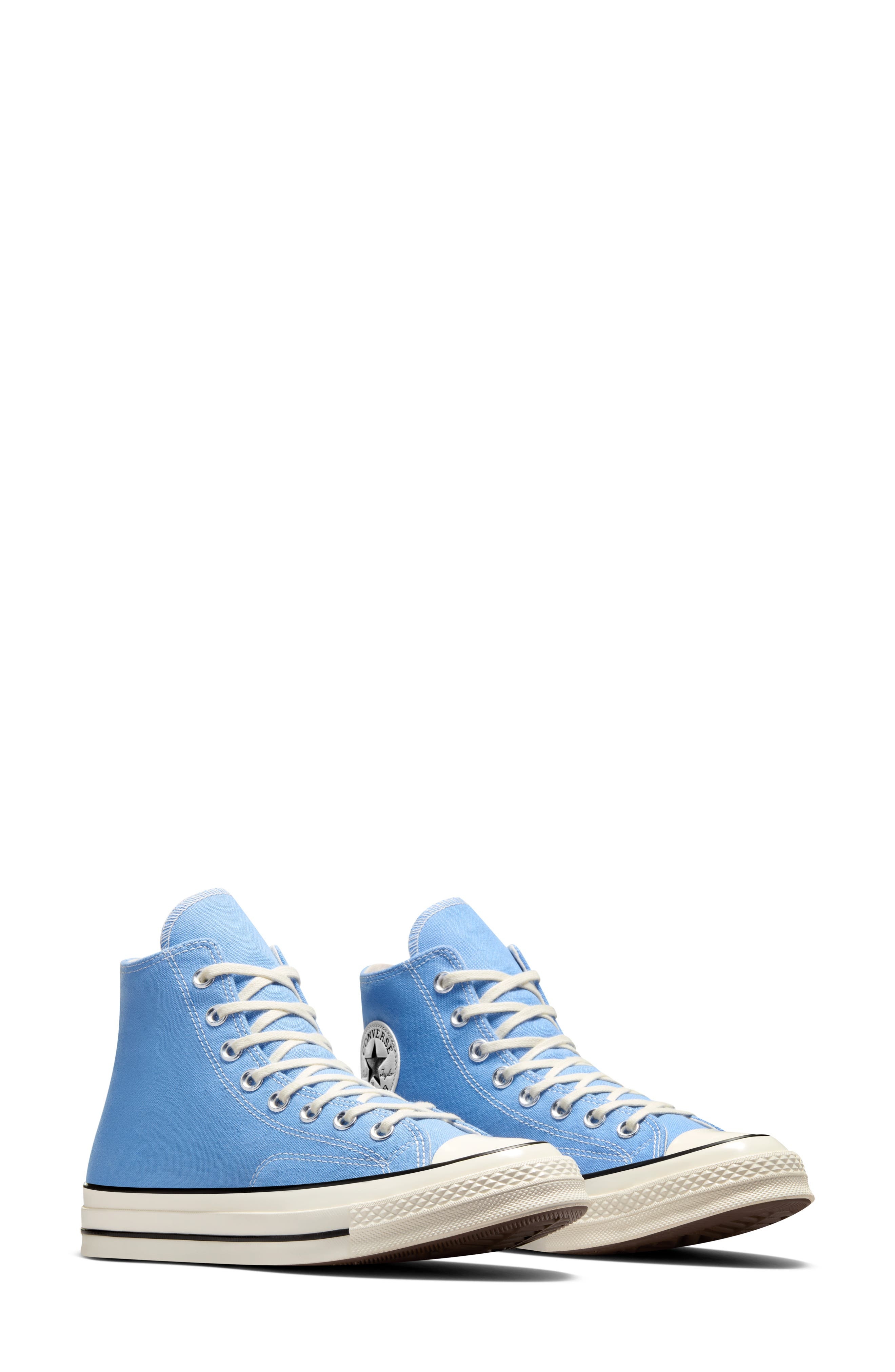 Converse Gender Inclusive Chuck 70 High Top Sneaker in Open Sky/Egret/Black at Nordstrom - 5