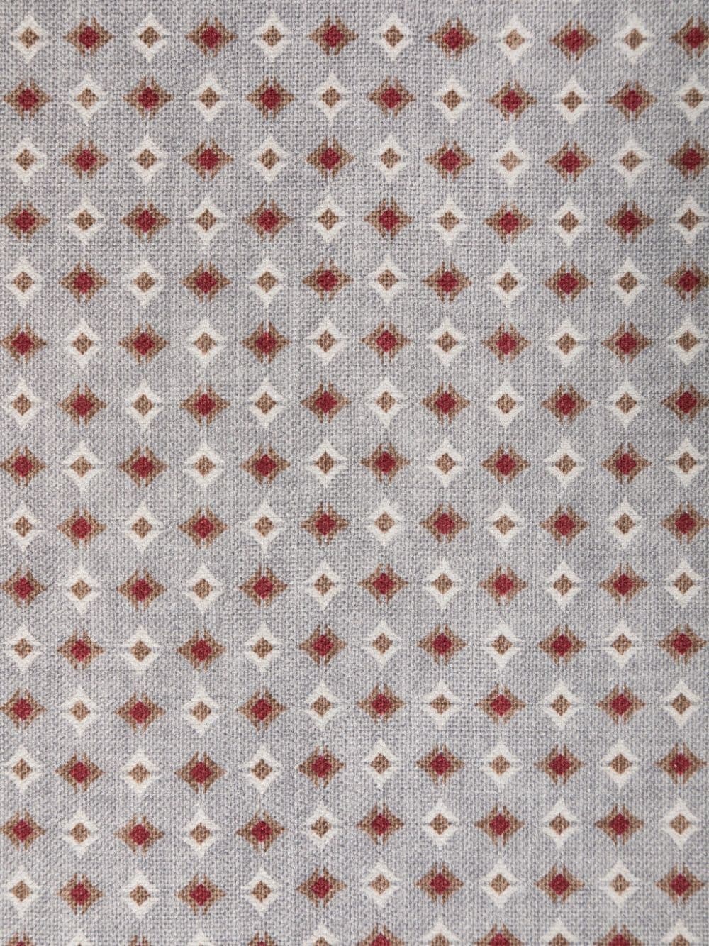 geometric-print silk handkerchief - 2
