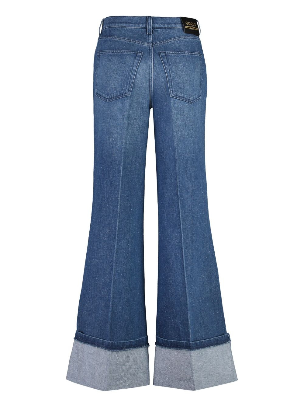 high-rise wide-leg jeans - 5