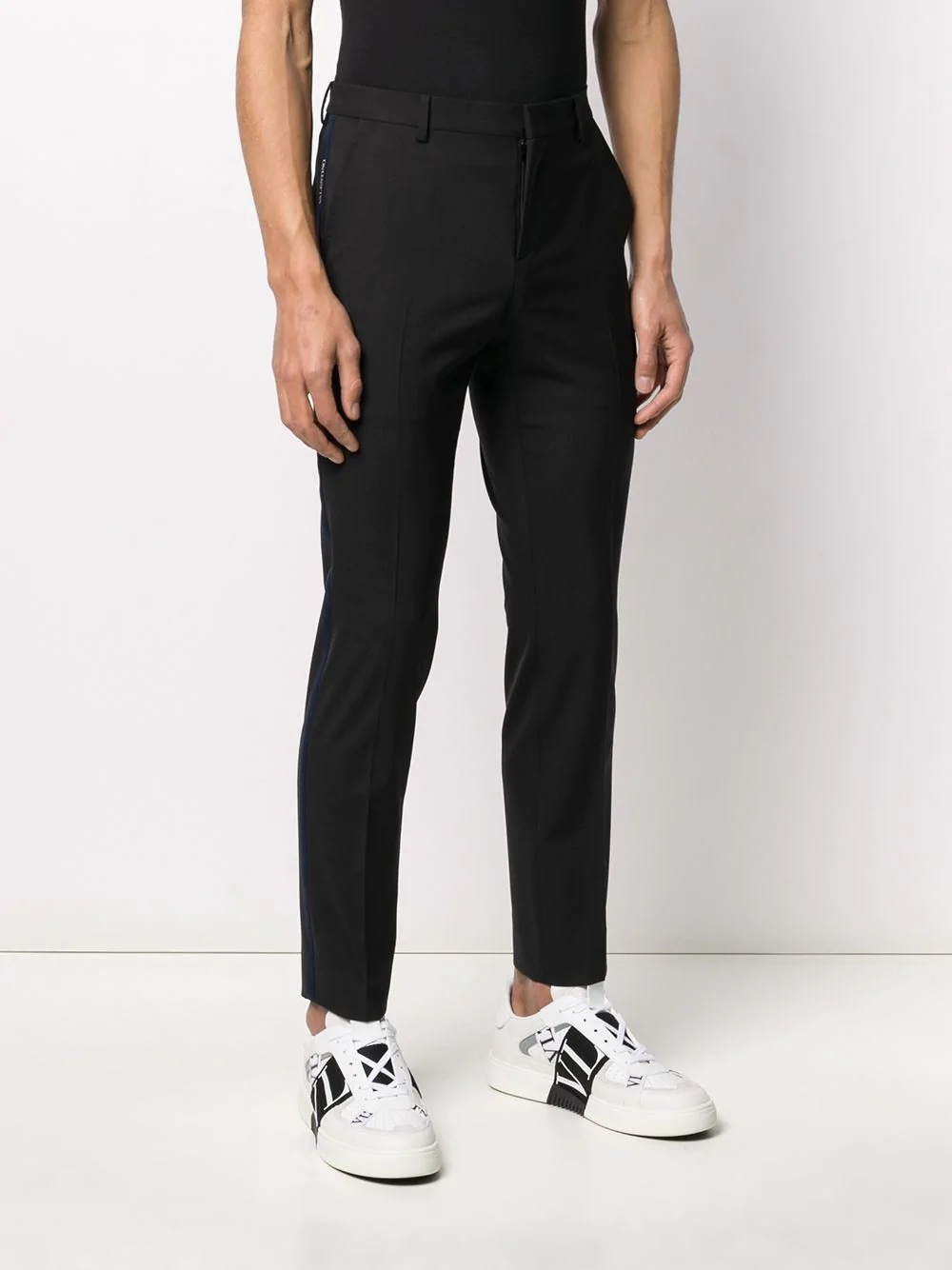 slim-fit tailored trousers - 3