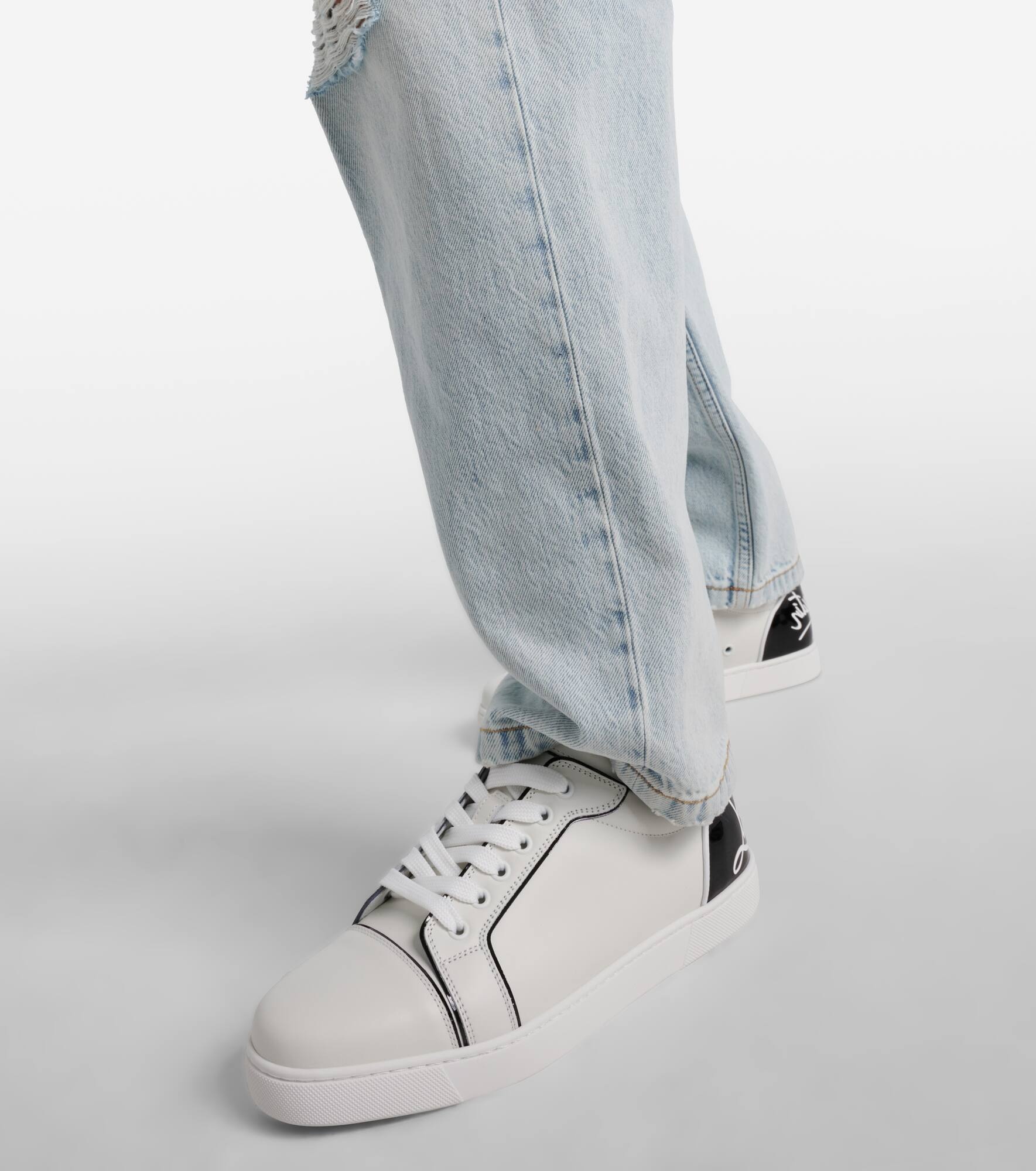 Fun Vieira leather sneakers - 4