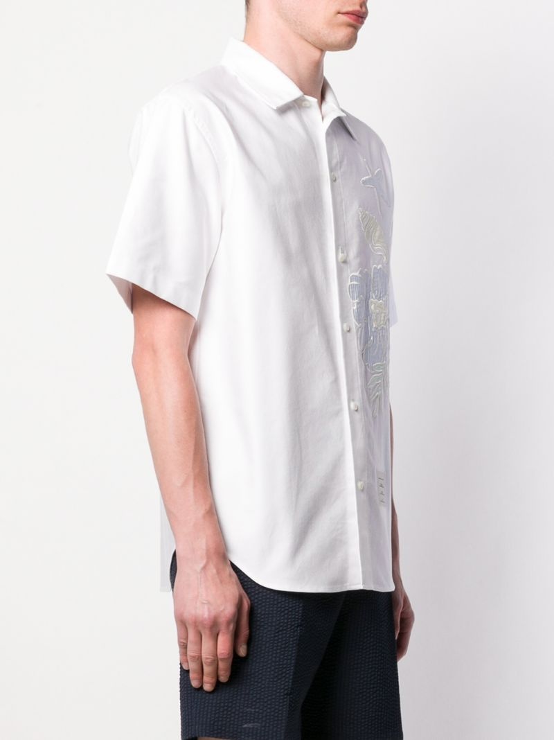 Ocean Floor Applique Casual Fit Shirt - 3