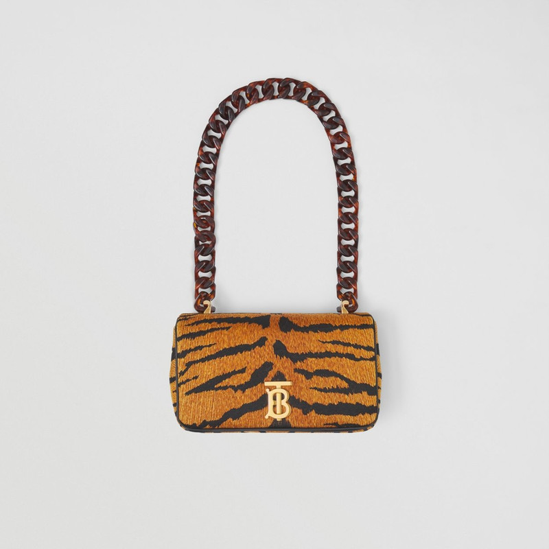 Small Tiger Striped Cotton Lola Bag 4