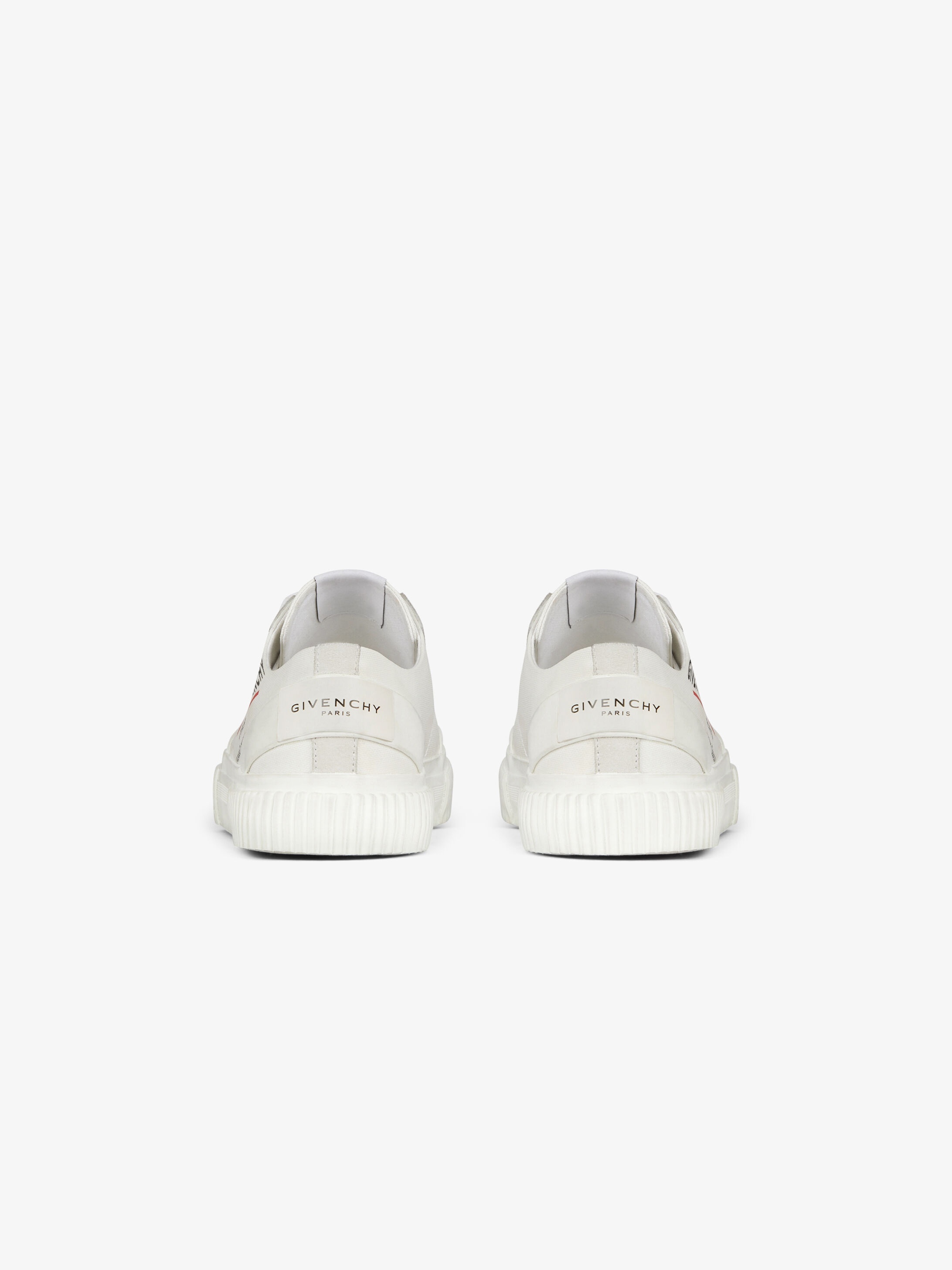 Tennis Light low sneakers in GIVENCHY LABEL canvas - 4