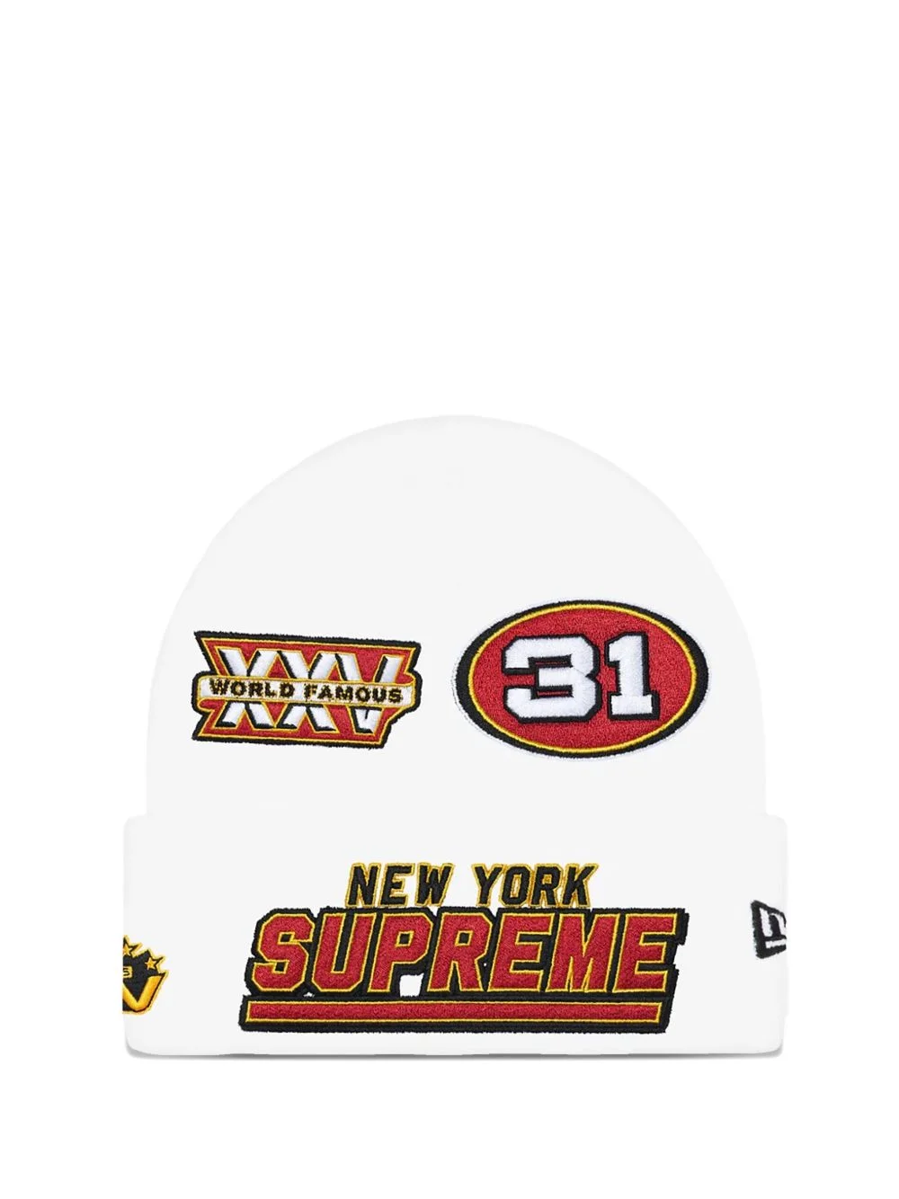 x New Era appliqued football beanie - 1