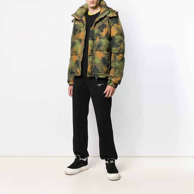 Off-White Camouflage Padded Jacket 'Green' OMED015E19C020189901 - 4