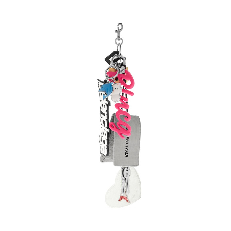 BALENCIAGA Women's Turner Keychain in Multicolored outlook