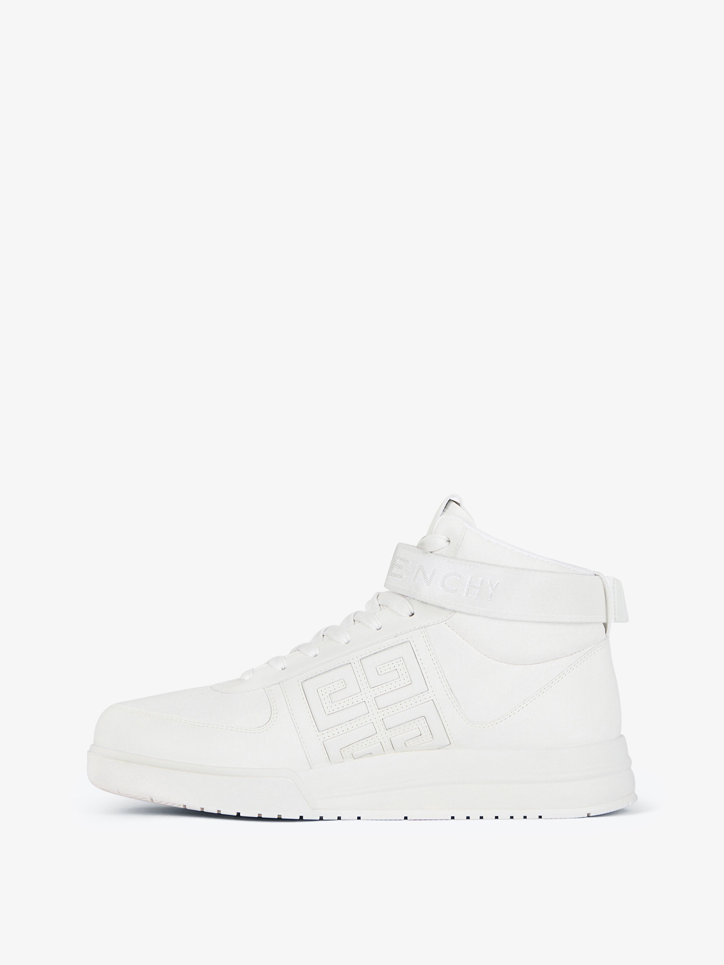 G4 HIGH TOP SNEAKERS IN LEATHER - 3