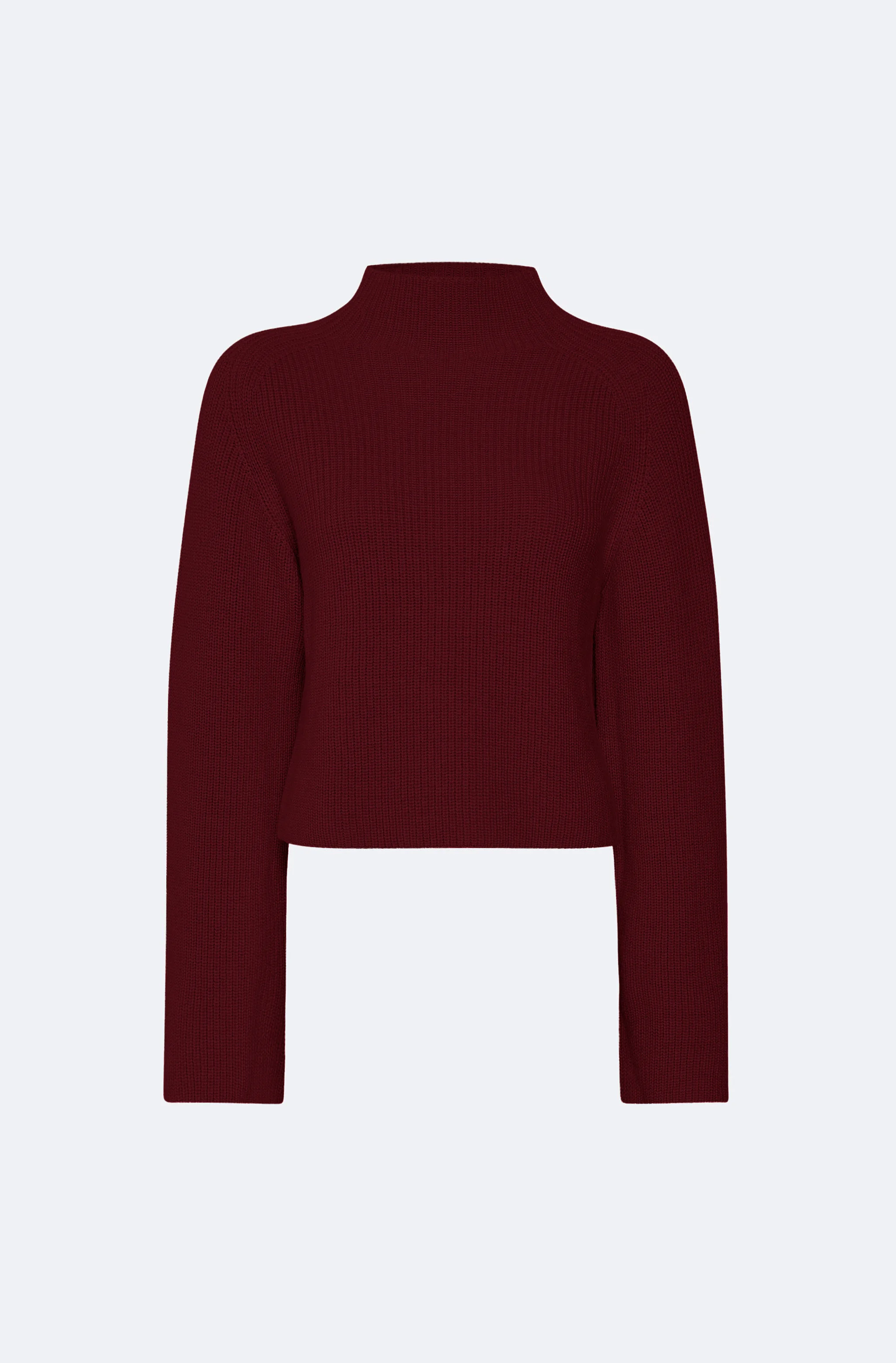 Merino Mock Neck Sweater - 1