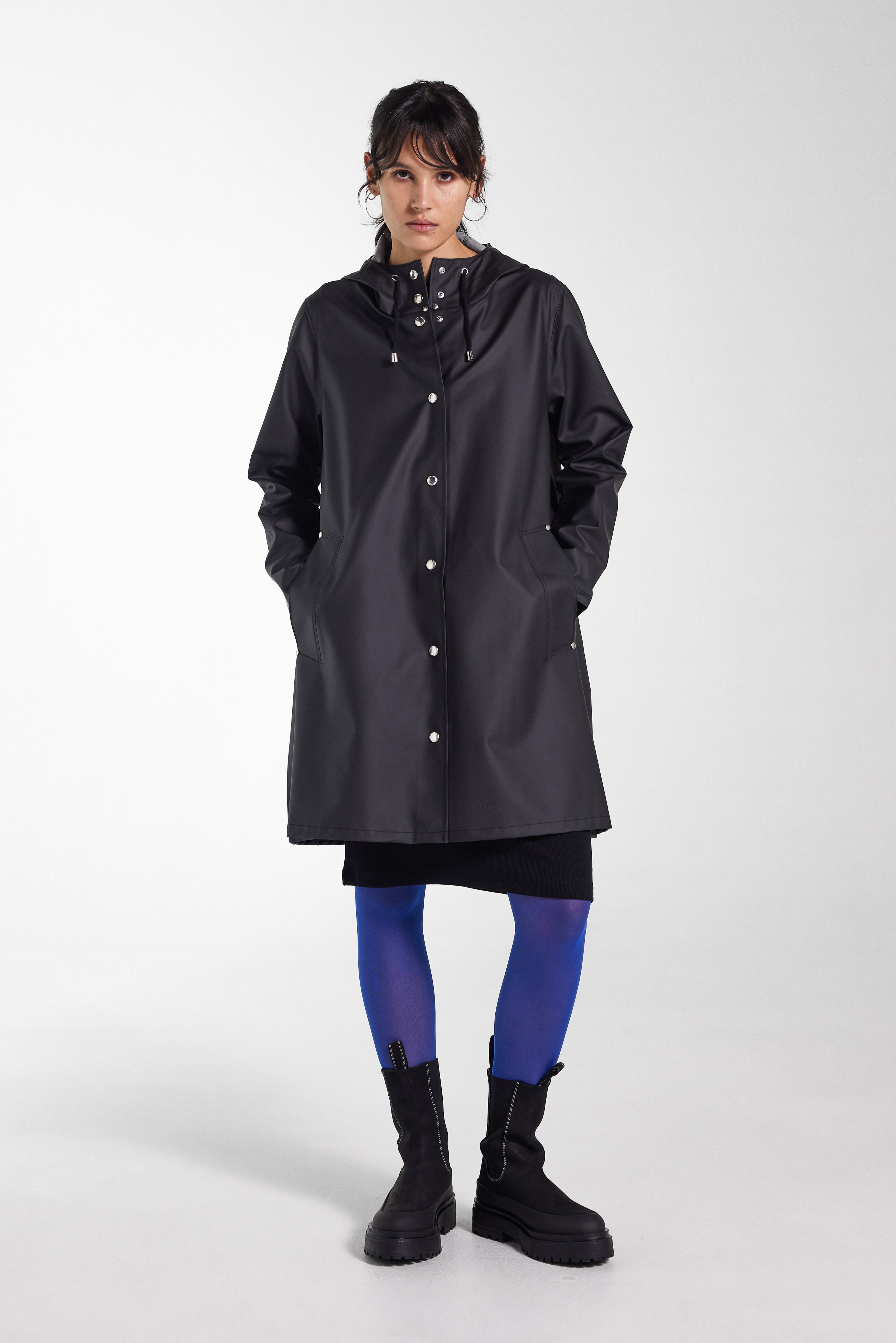 Stutterheim Mosebacke Lightweight Raincoat in Black at Nordstrom - 6