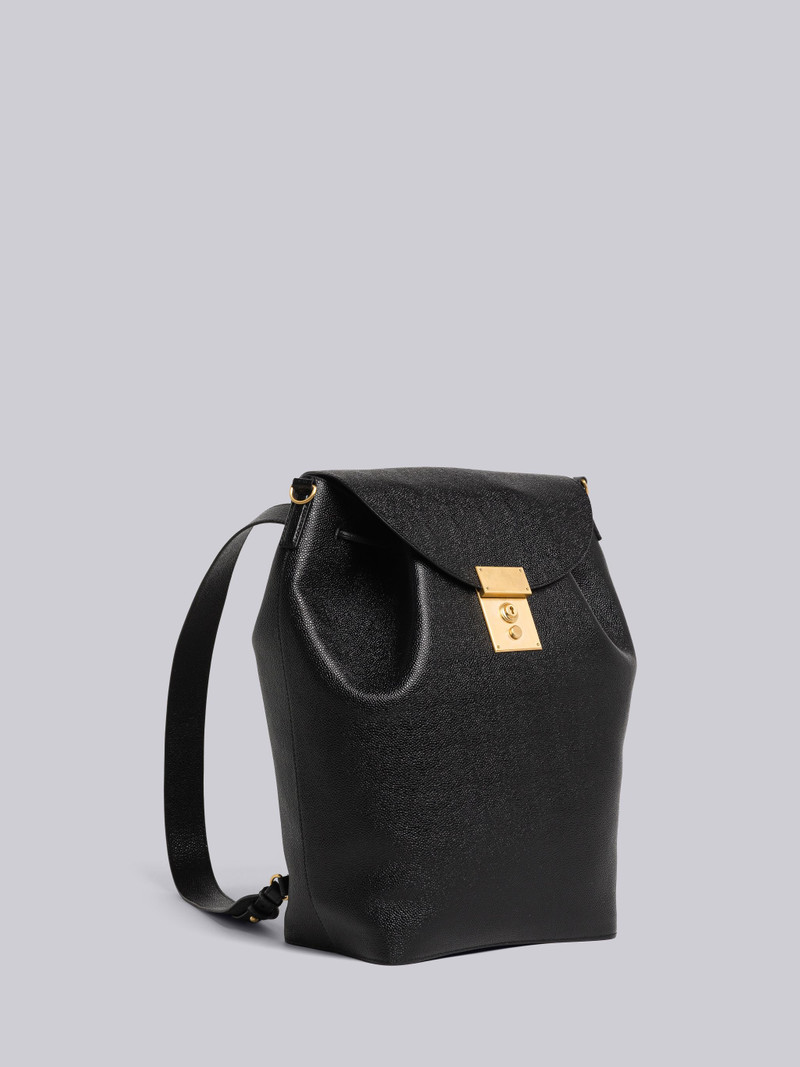 Pebble Grain Leather Mr. Thom Convertible Backpack 3
