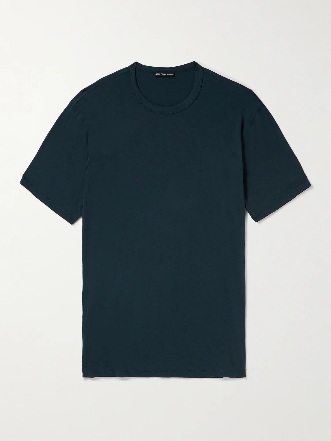 Luxe Lotus Garment-Dyed Cotton-Jersey T-Shirt - 1