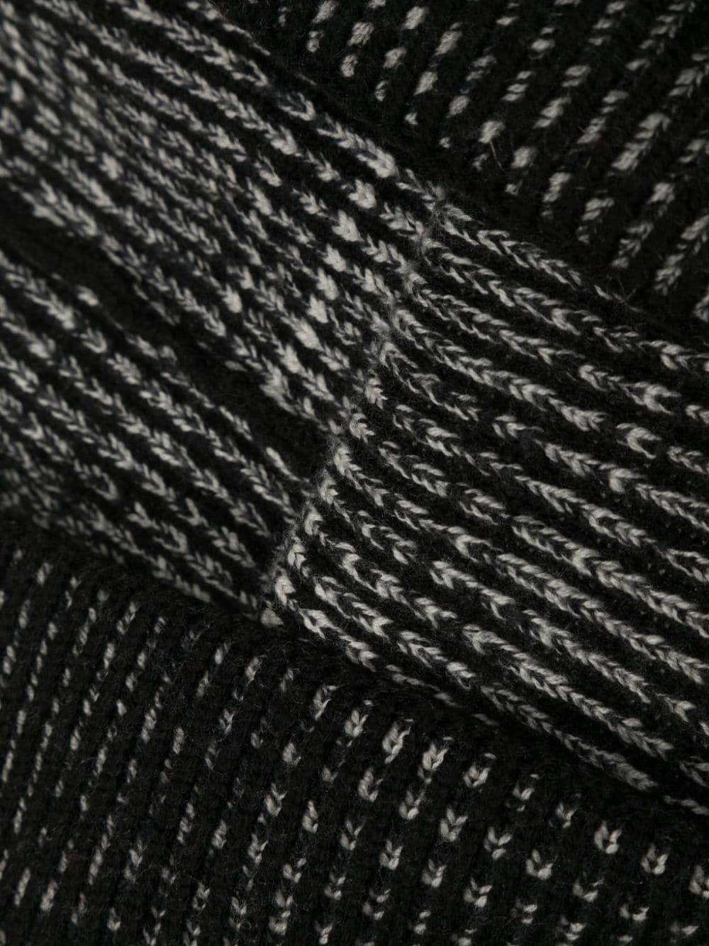 two-tone wool scarf - 3