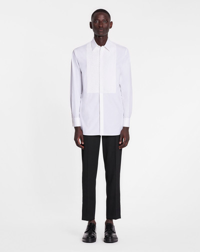 Lanvin REGULAR FIT SHIRT WITH EMBROIDERED PLASTRON outlook