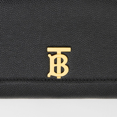 Burberry Monogram Motif Grainy Leather Continental Wallet outlook