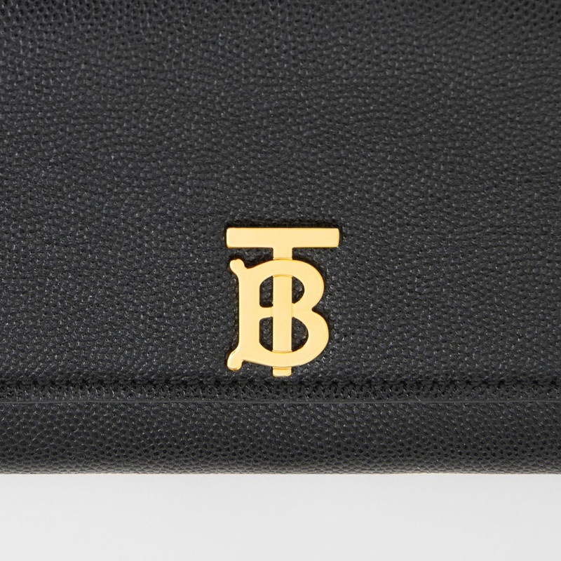 Burberry Monogram Motif Grainy Leather Continental Wallet outlook
