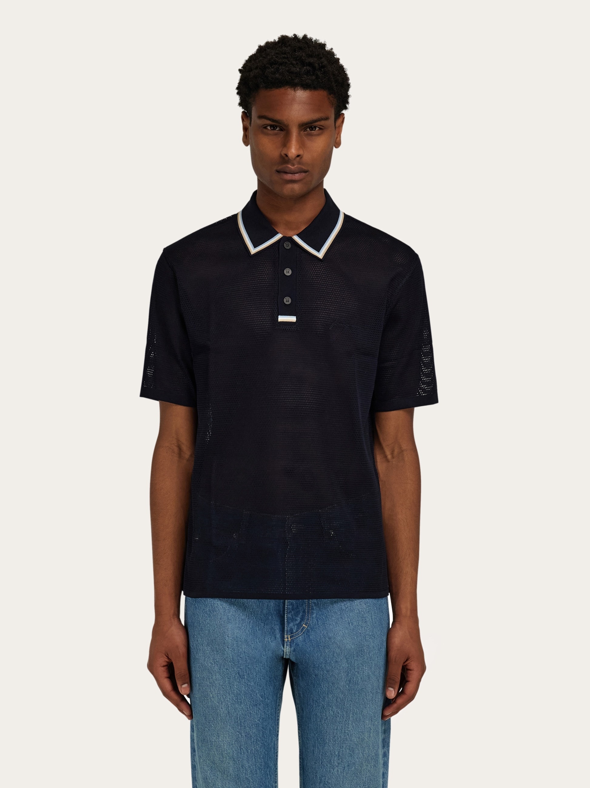 Short sleeved polo shirt - 2