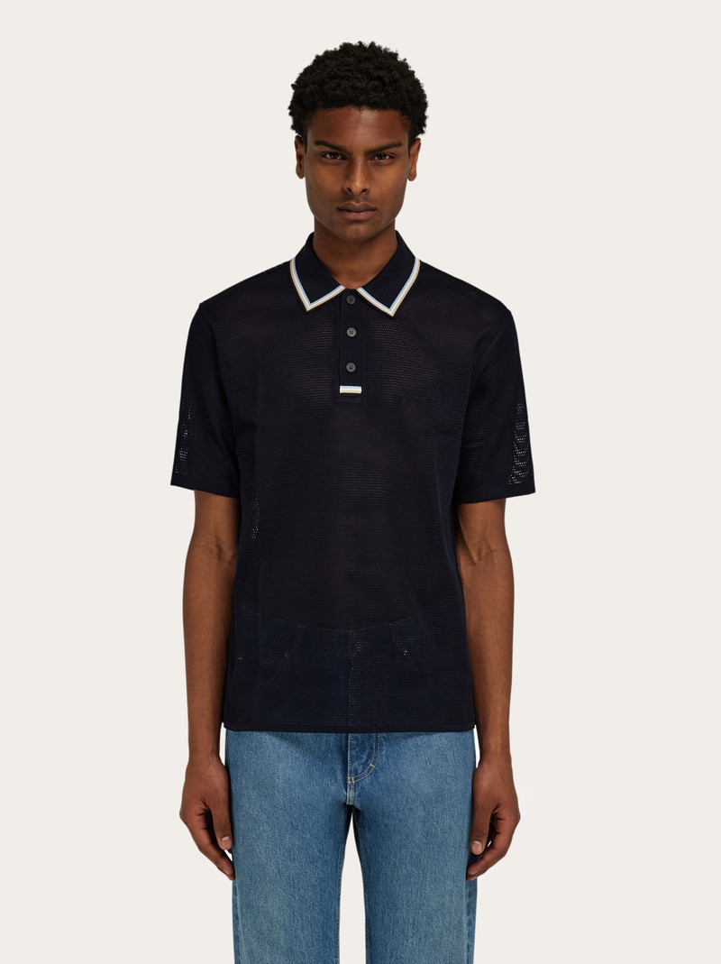 FERRAGAMO Short sleeved polo shirt outlook