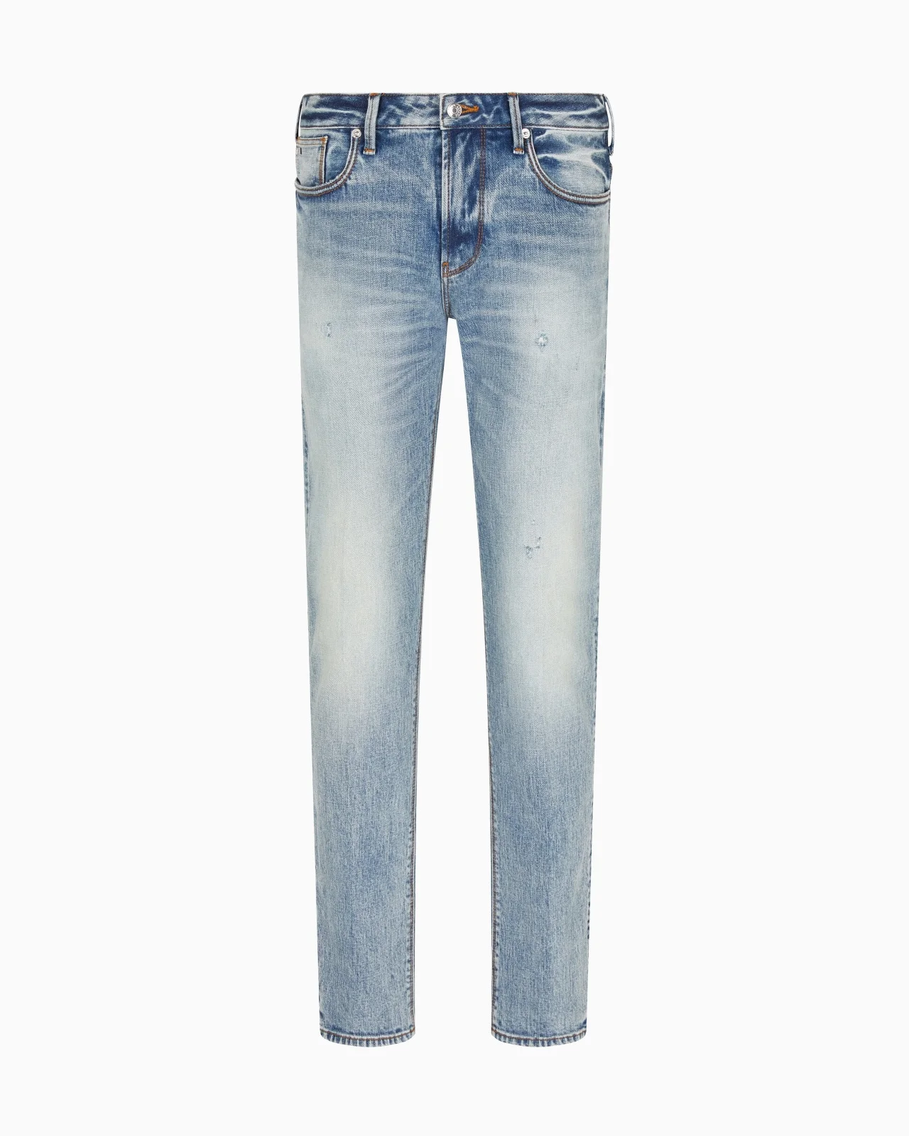 ASV J06 SLIM-FIT JEANS IN BLEACHED STRETCH DENIM - 1