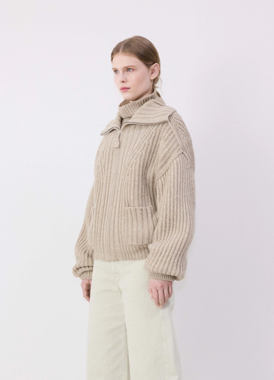 Lemaire TRUCKER COLLAR ZIPPED CARDIGAN outlook