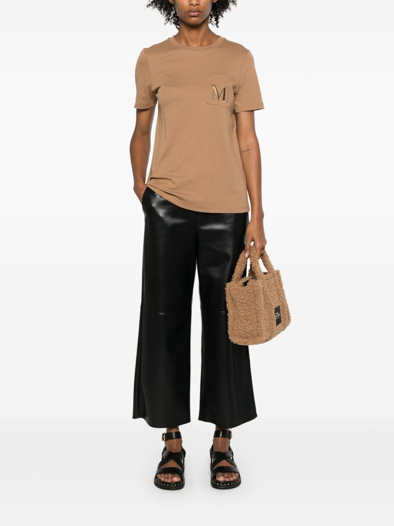 'S Max Mara embroidered-logo cotton T-shirt outlook
