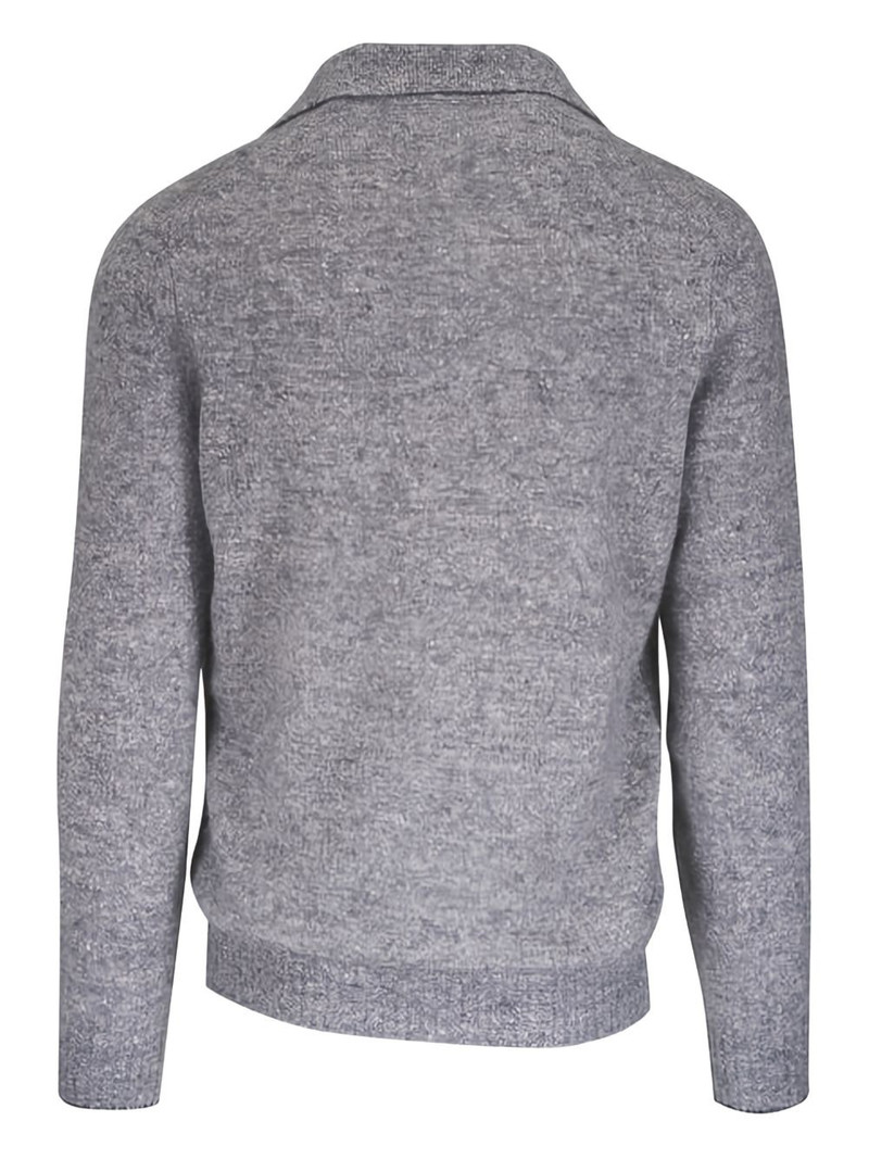 Brunello Cucinelli long-sleeve polo shirt outlook