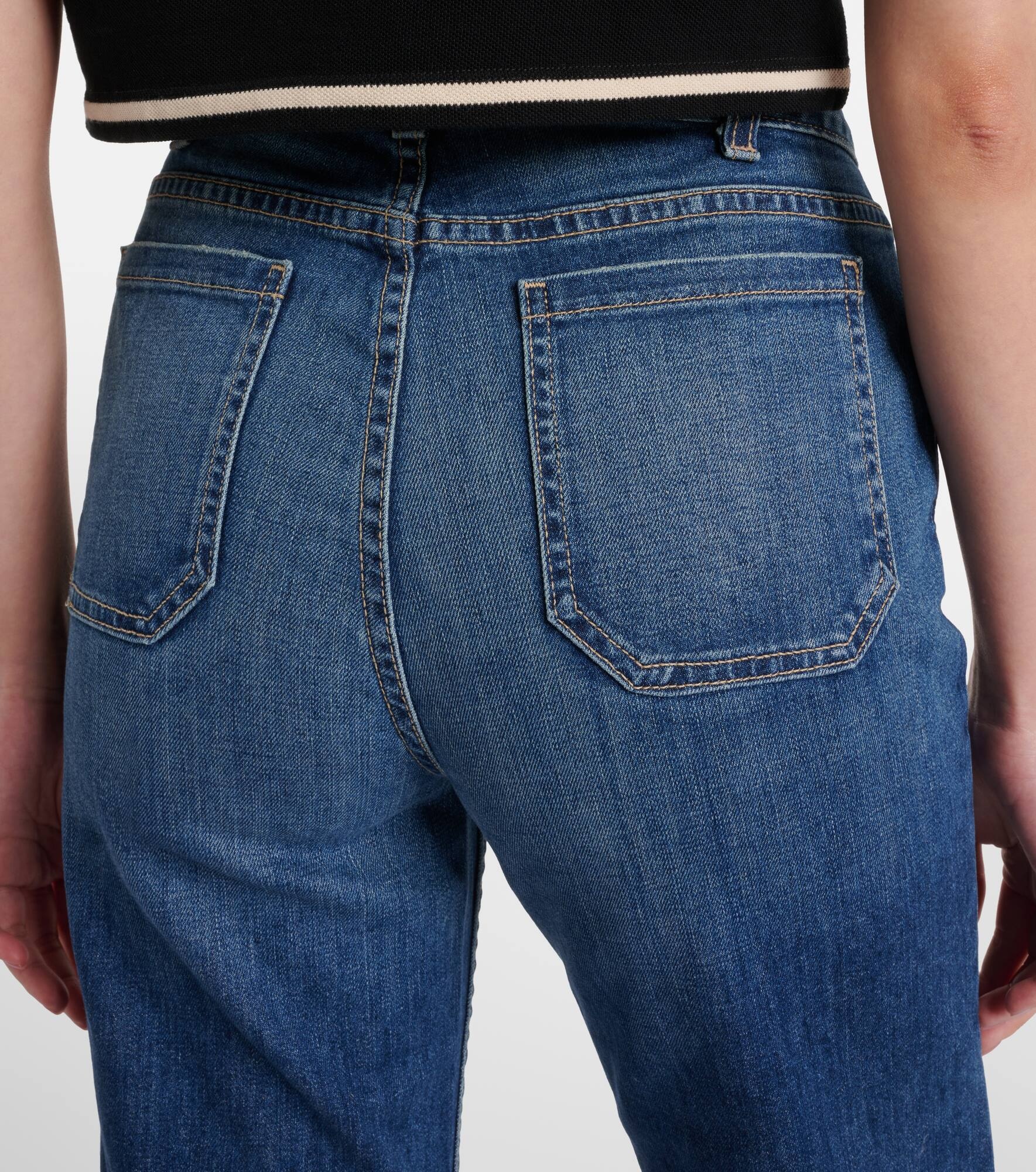 Terrell high-rise bootcut jeans - 6