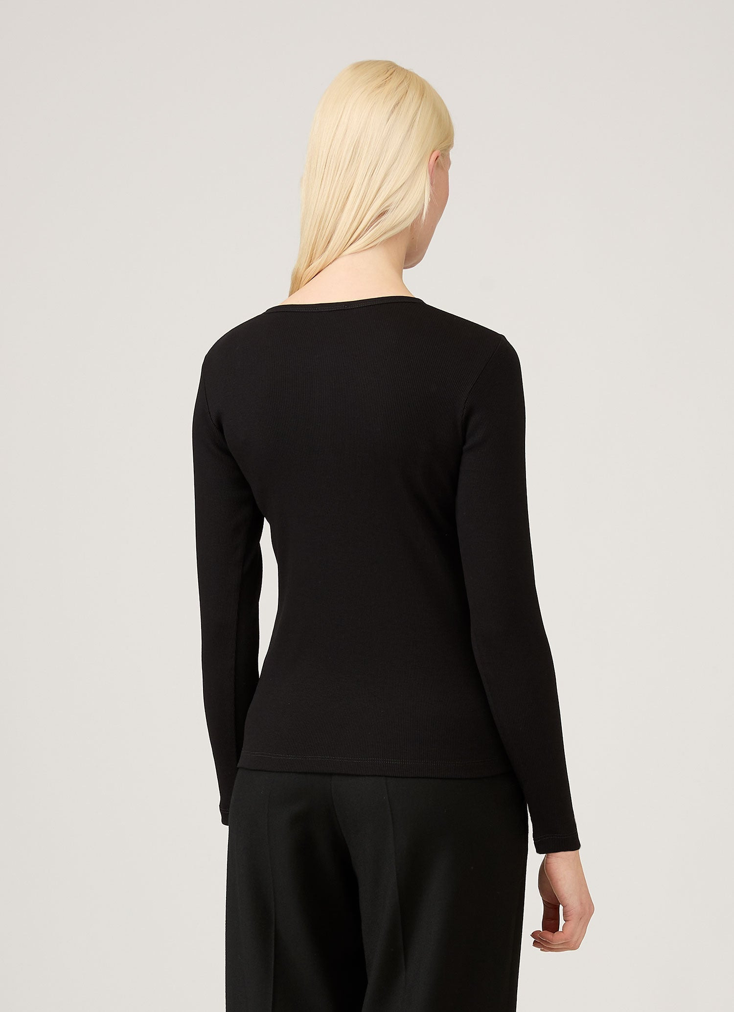 Ribbed Henley - 3