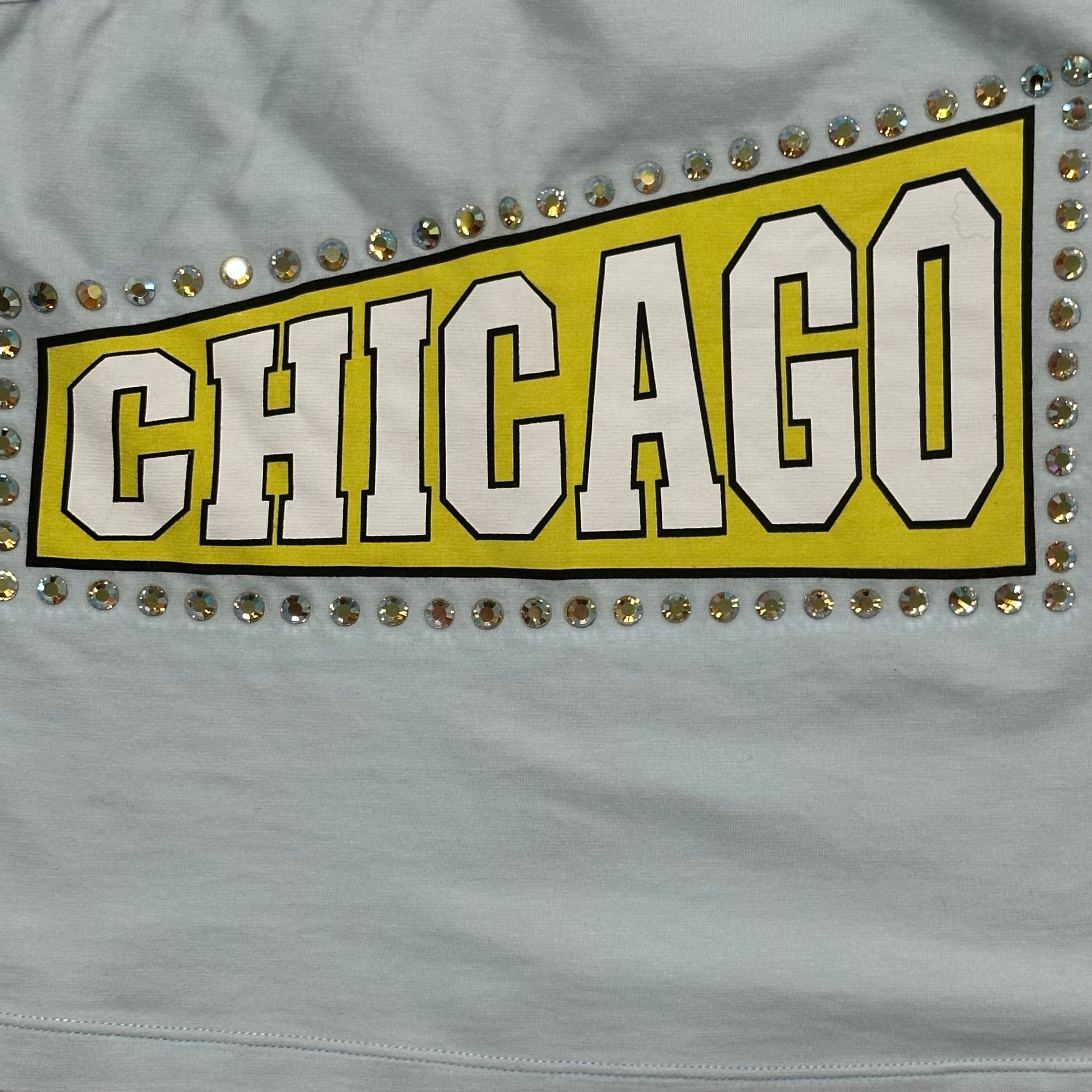 D&G - D&G "CHICAGO" Print Rhinestone One Shoulder Top - 3