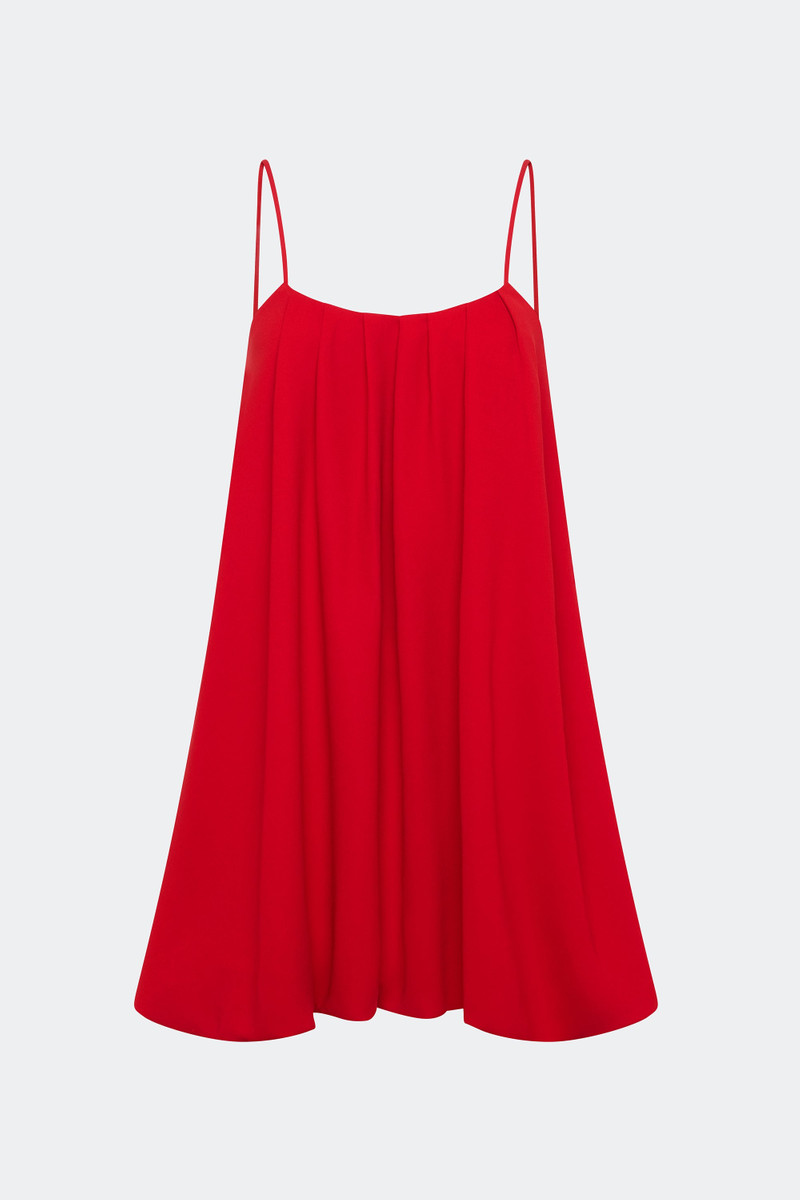 SIMONMILLER Cleo Crepe Mini Dress In Lucky Red outlook