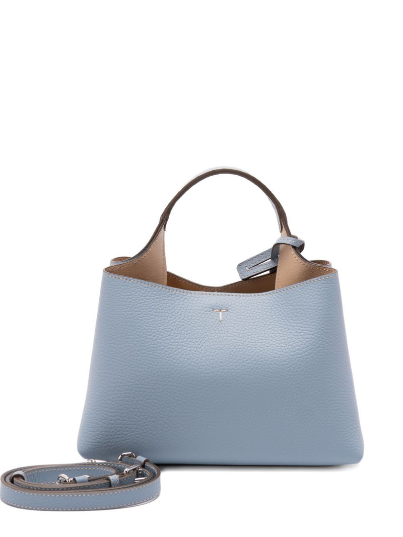 Tod's 'T'-charm leather tote bag outlook