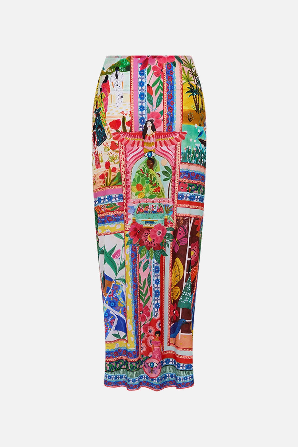 LAYERED LONG SARONG WITH FRONT TIE - 7