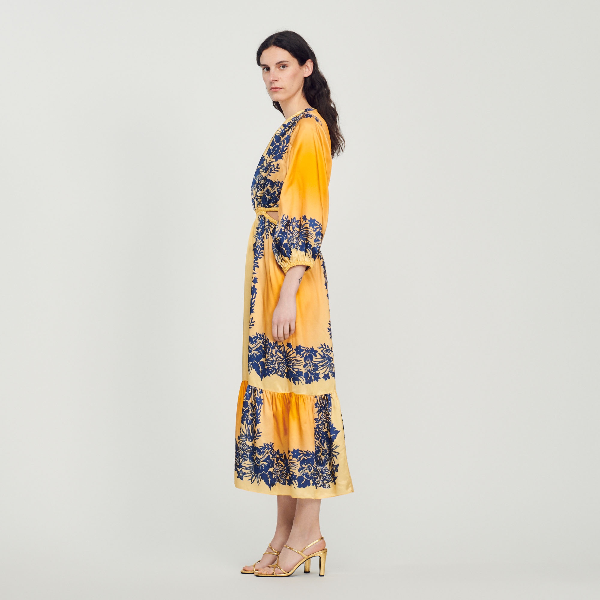 Long Hawaii print dress - 7