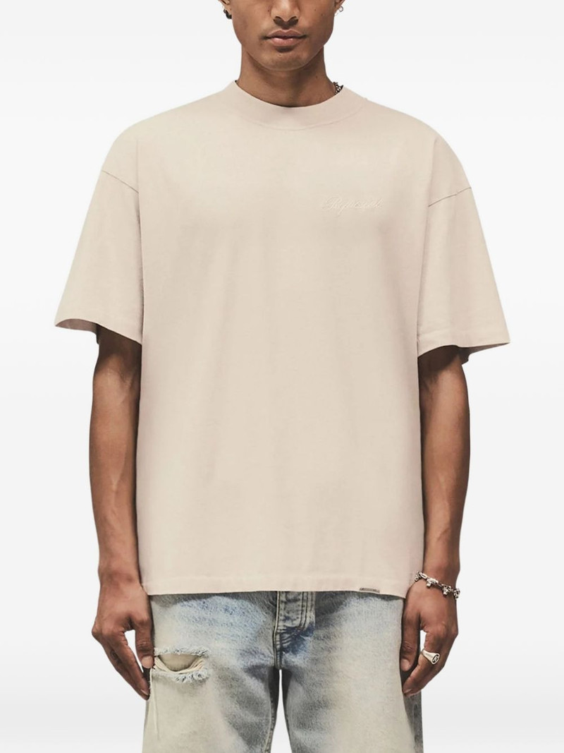 REPRESENT Script Logo-embroidered T-shirt outlook