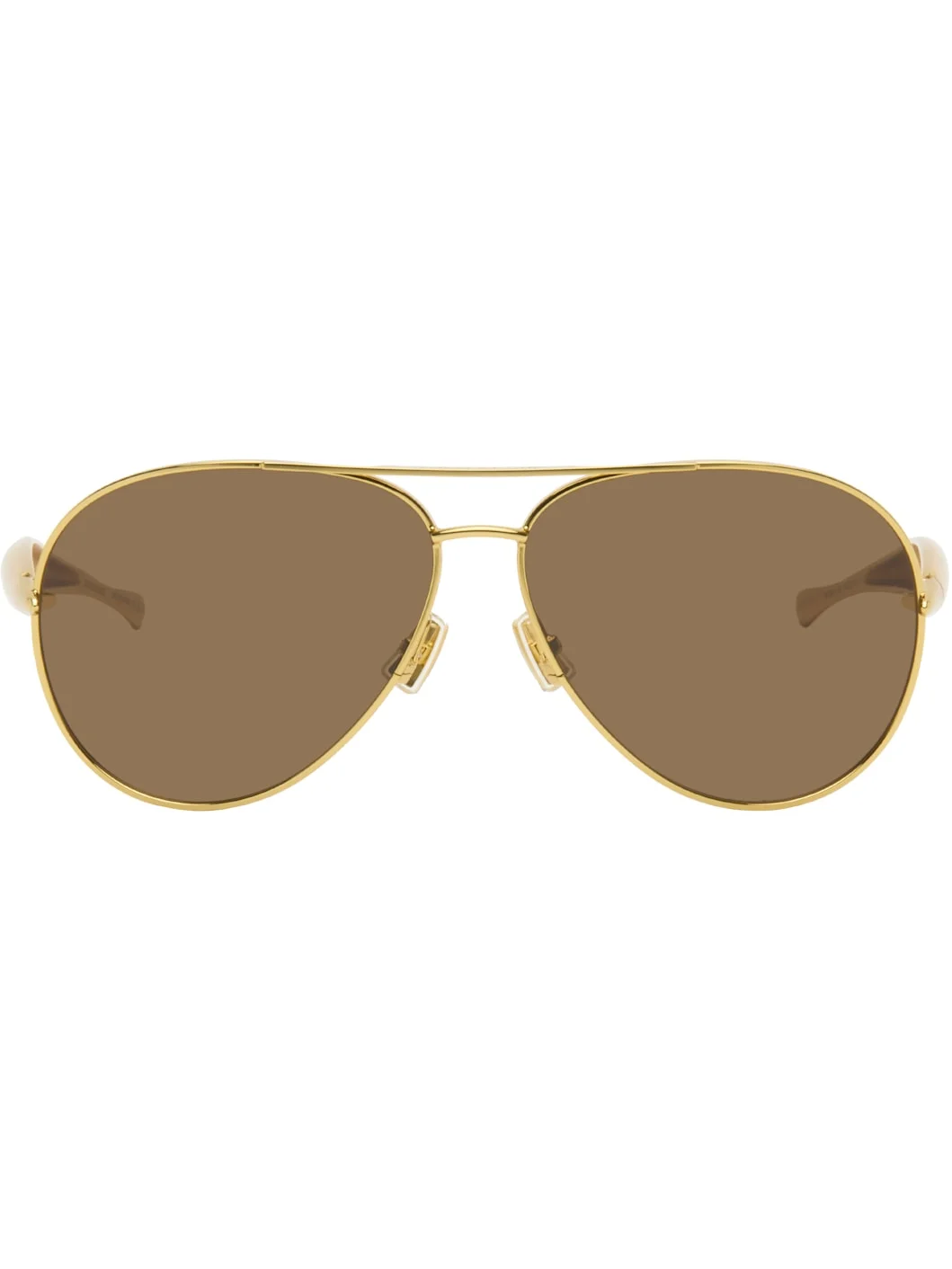 Gold Sardine Aviator Sunglasses - 1