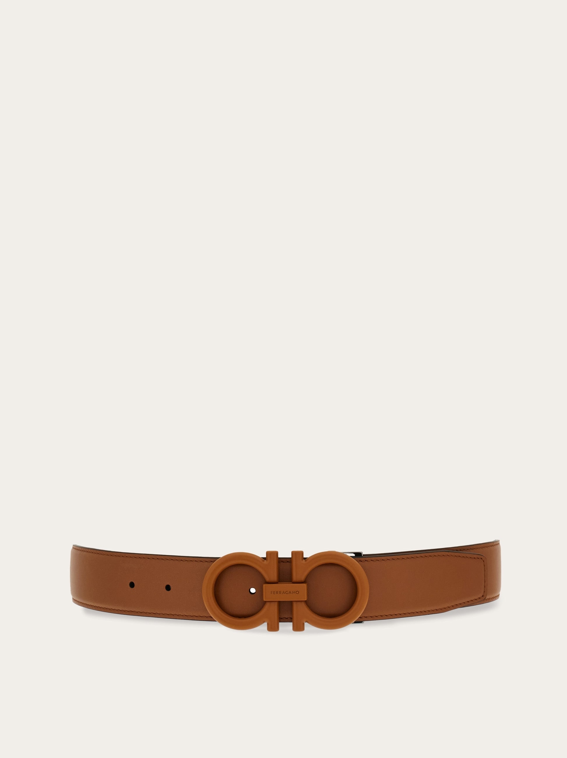 Reversible and adjustable Gancini belt - 1