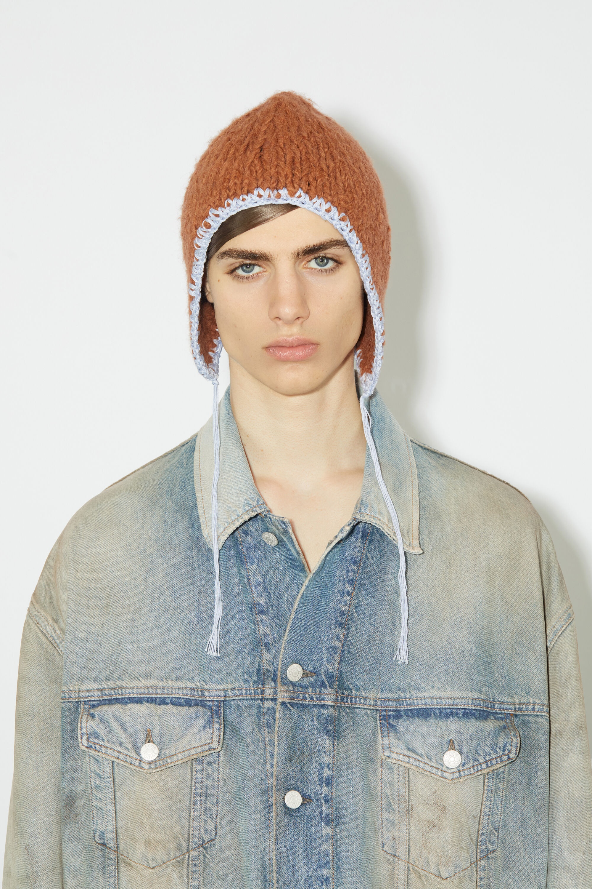 Oversized fit denim jacket - Light blue - 6
