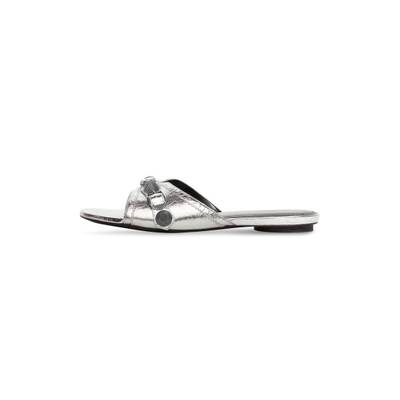BALENCIAGA cagole sandal metallized outlook