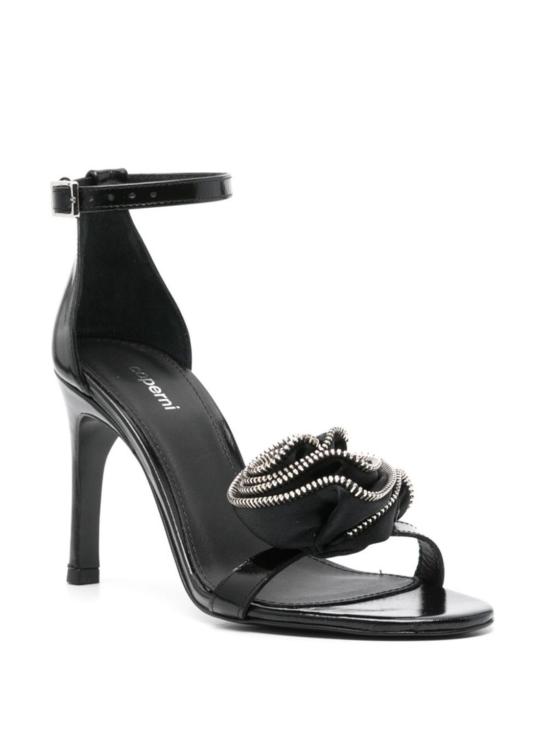 COPERNI 90mm floral-appliqué sandals outlook