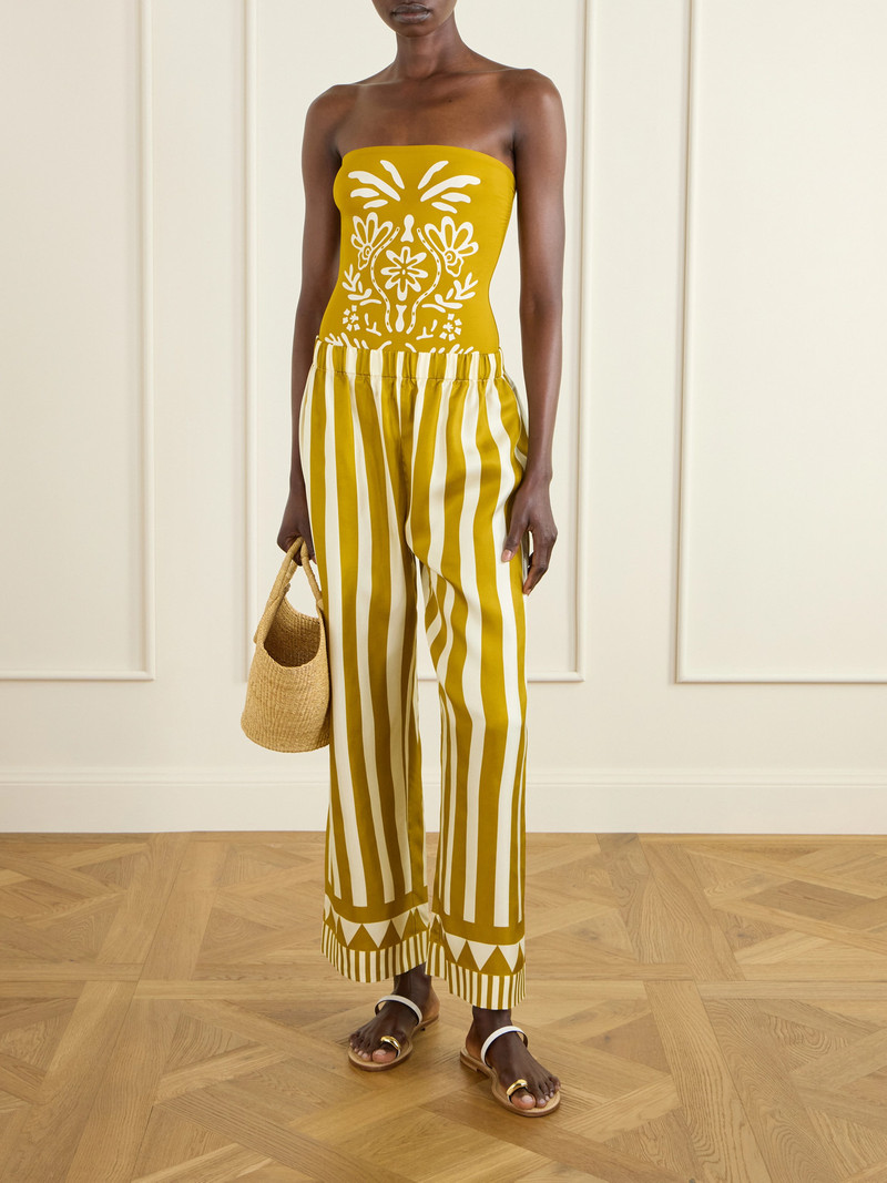 ERES Pacha Striped Silk-twill Straight-leg Pants outlook