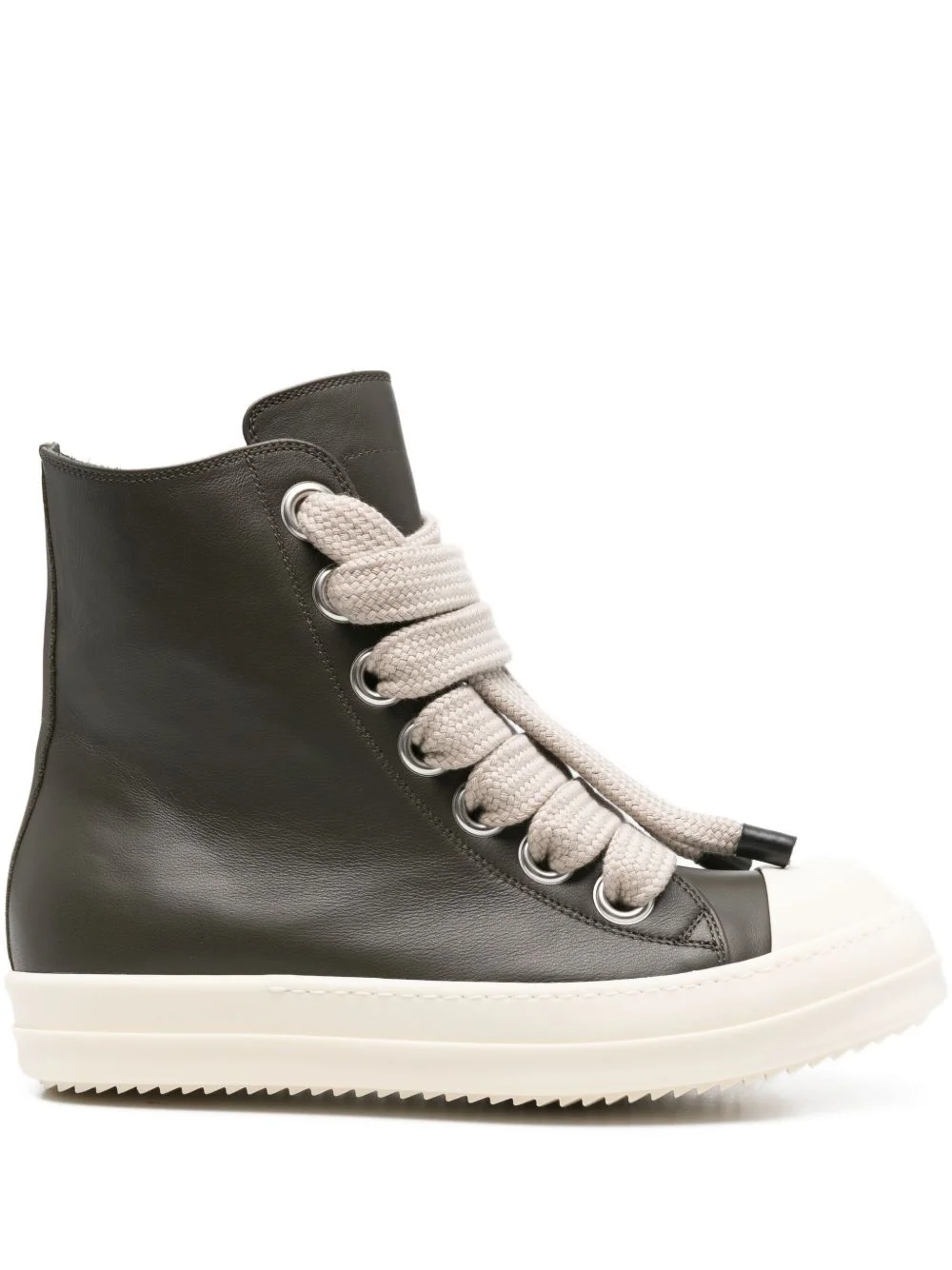 Rick Owens 35mm lace-up zip-fastening sneakers | REVERSIBLE