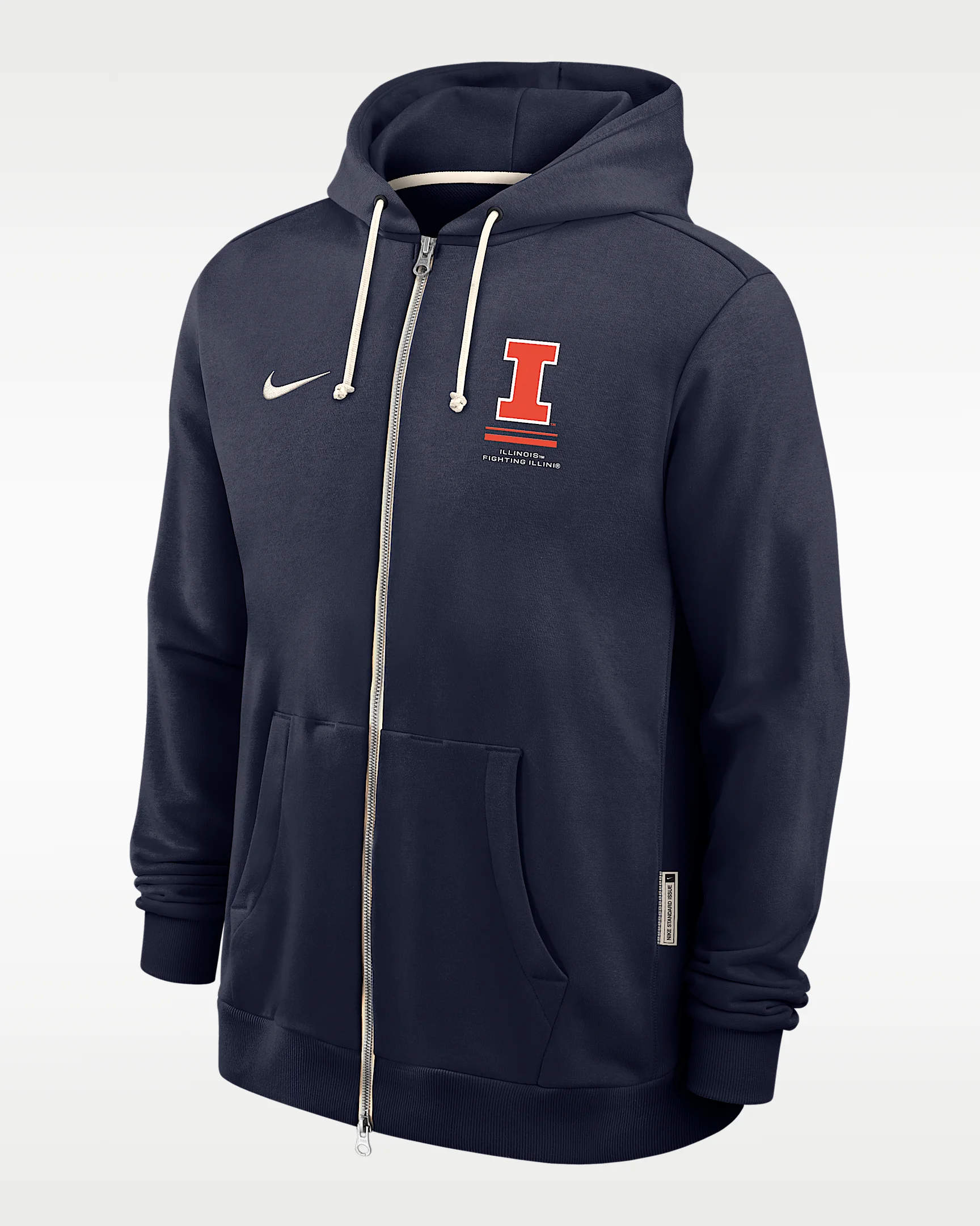 Illinois Sideline Standard Issue Men's Nike Dri-FIT College Full-Zip Hoodie - 1